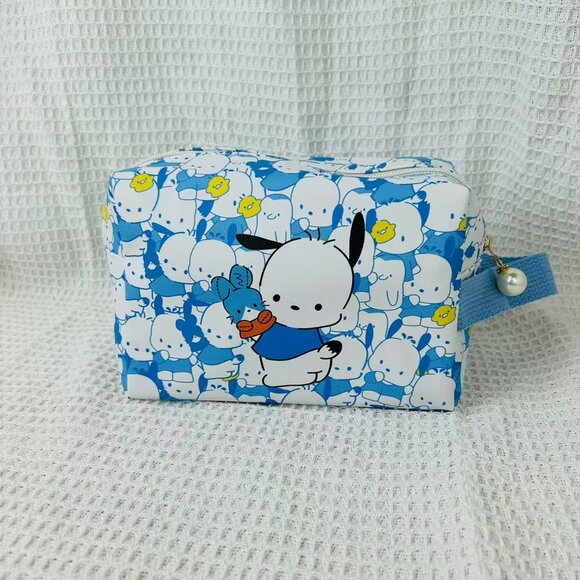 480 Pochacco Portable Handheld Organizer Cosmetic Bag - Picture 1 of 6